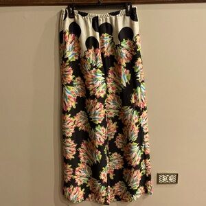 NEW ZARA TRAFALUC COLLECTION women’s STATEMENT PALAZZO PANTS. Size Med boho